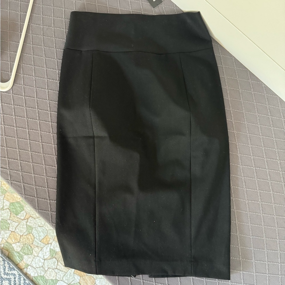Express Classic Black Midi Skirt, Women’s 2 - Picture 3 of 6